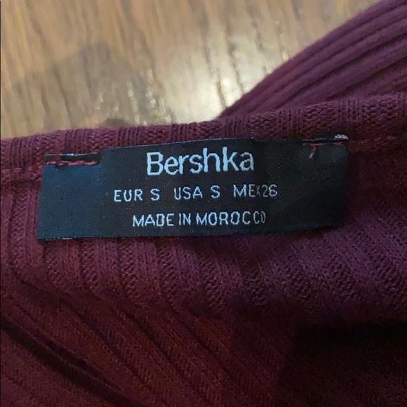 Bershka burgundy sweater - Picture 4 of 4